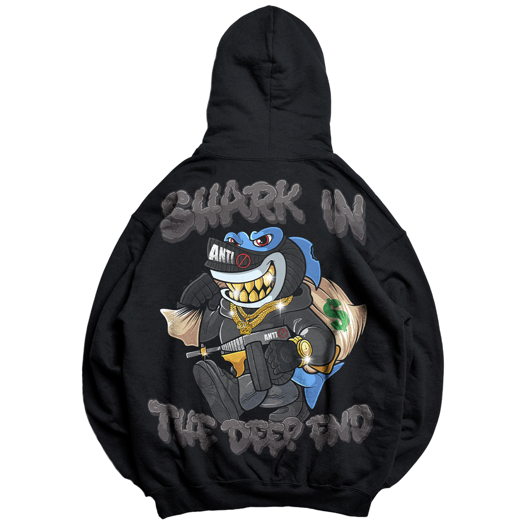 SITDE Hoodie' Black Shark