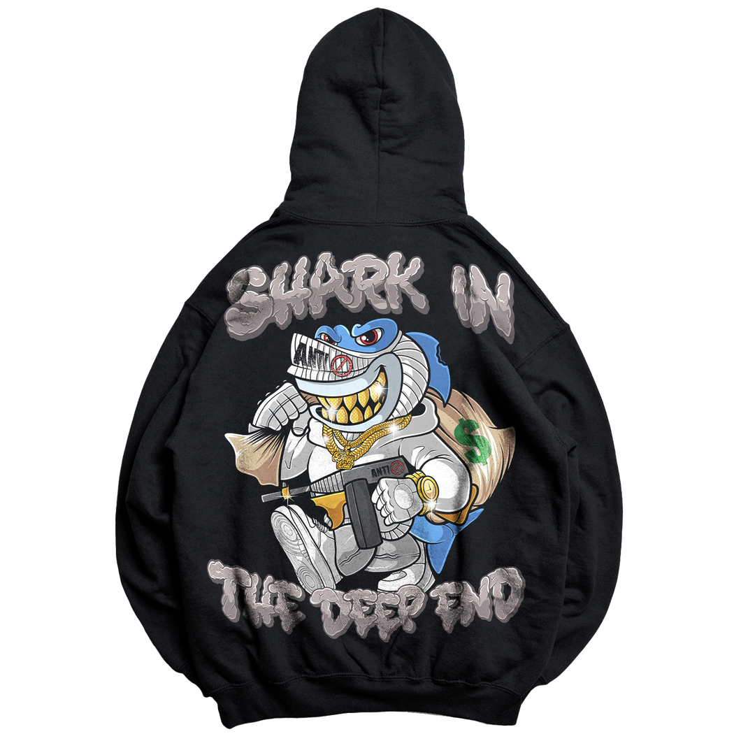 SITDE Hoodie' White Shark